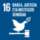 GIH 16. Bakea, justizia eta instituzio sendoak