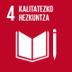GIH 4. Kalitatezko hezkuntza